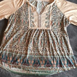 Boho peasant blouse